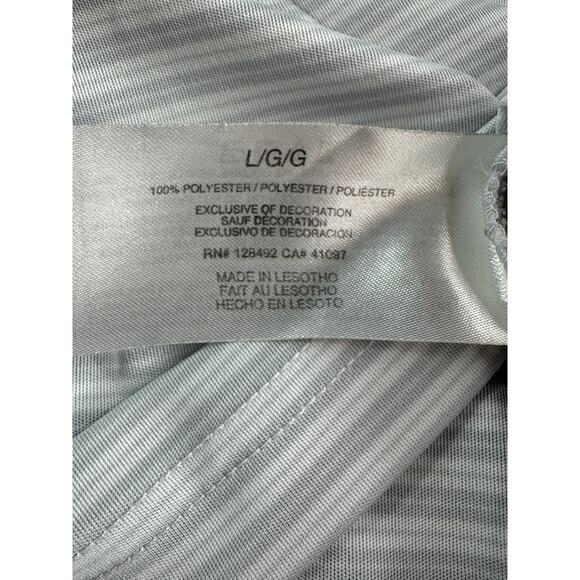 Greg Norman Polo Shirt Mens Large White Golf Short Sleeve Play Dry Performance - Picture 6 of 7